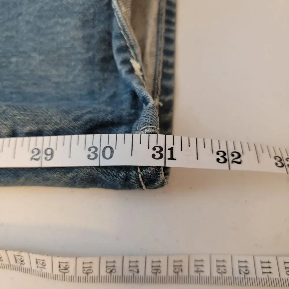 Levis 501 XX Mens Size 36 X 34 Blue Demin Medium Wash Button Fly Jean